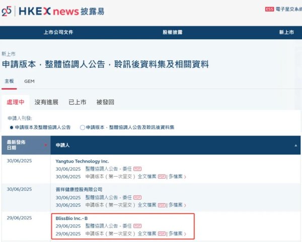 金贝街 深耕ADC创新赛道, 百力司康递表港交所