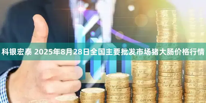 科银宏泰 2025年8月28日全国主要批发市场猪大肠价格行情